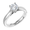 Contemporary Solitaire Engagement Ring