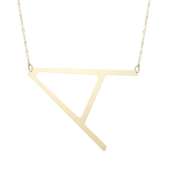 14kt Gold Initial Necklace