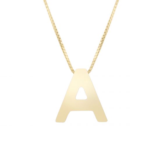 14kt Gold Initial Necklace