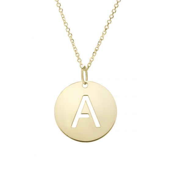 14kt Gold Initial Necklace