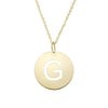 14kt Gold Initial Necklace