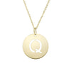 14kt Gold Initial Necklace