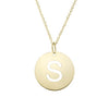 14kt Gold Initial Necklace