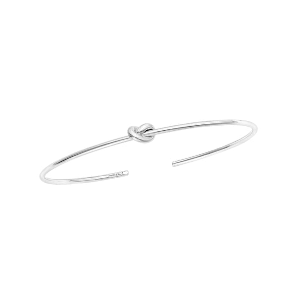 14kt White Gold Bracelet with Knot